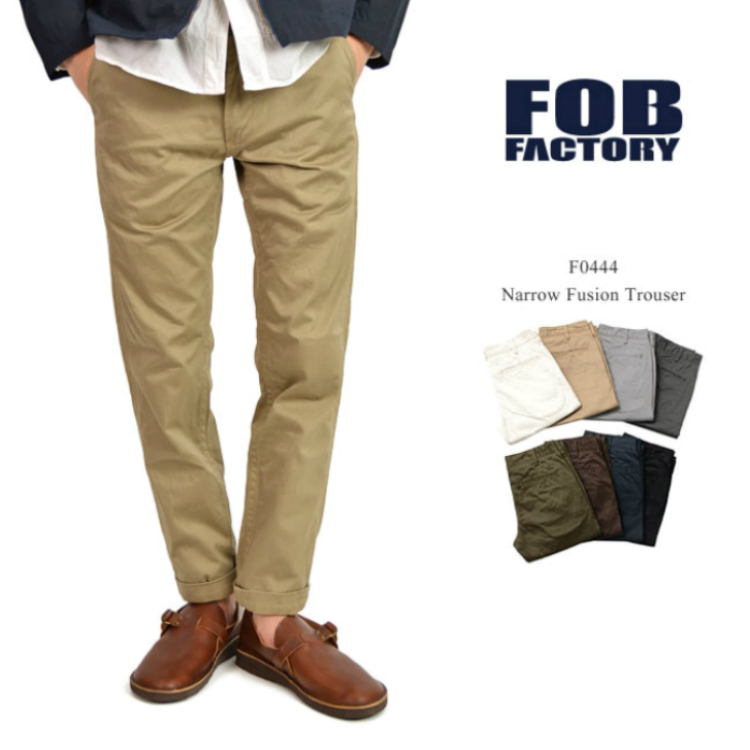 FOBF0444NARROW_FUSIONTROUSERナローフュージョントラウザー