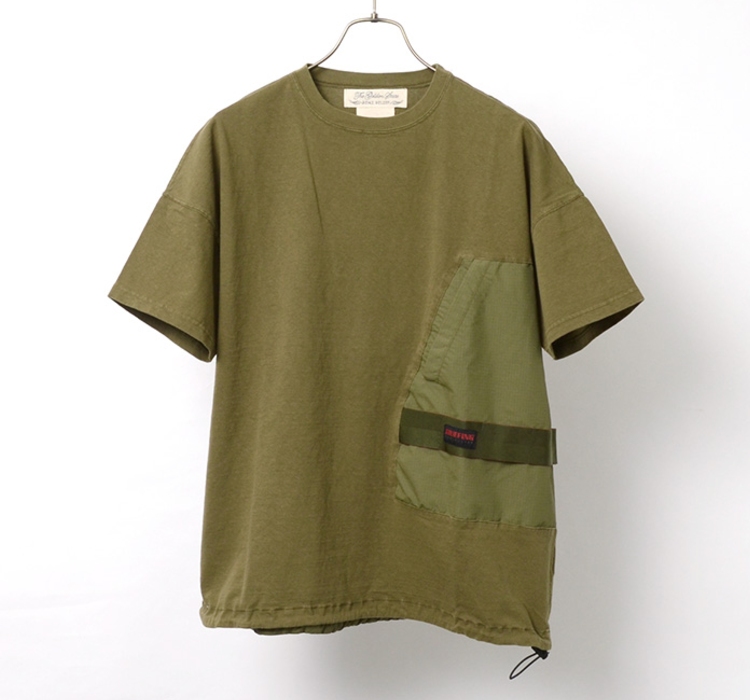 コラボ 天竺 ポケット Tシャツ B