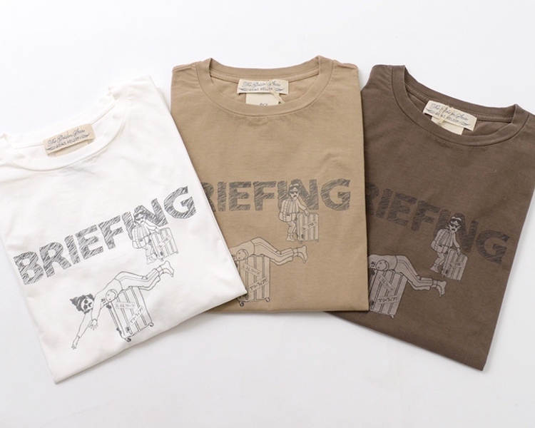 LW加工 プリント Tシャツ（BRIEFING)