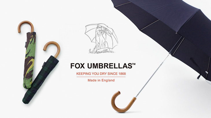 【FOX UMBRELLAS】一生使い続けられるエレガンスな英国高級傘